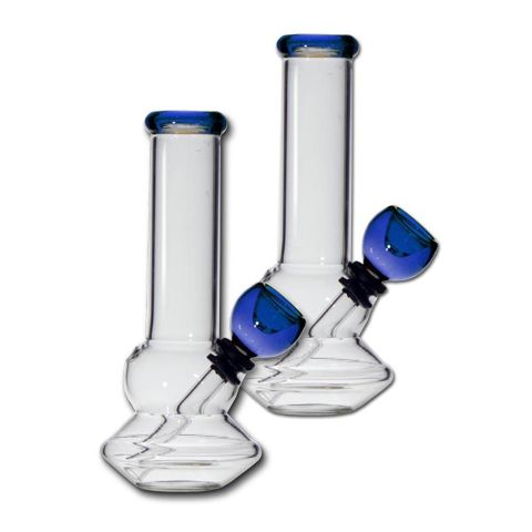 Glass Bong mini blue