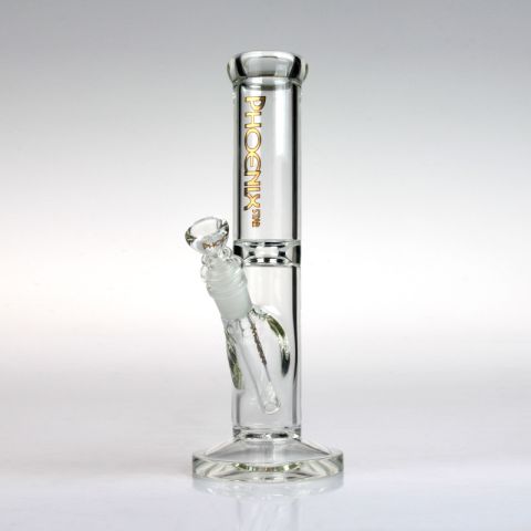 PHOENIX FULL GLASS CYLINDER BONG 26cm