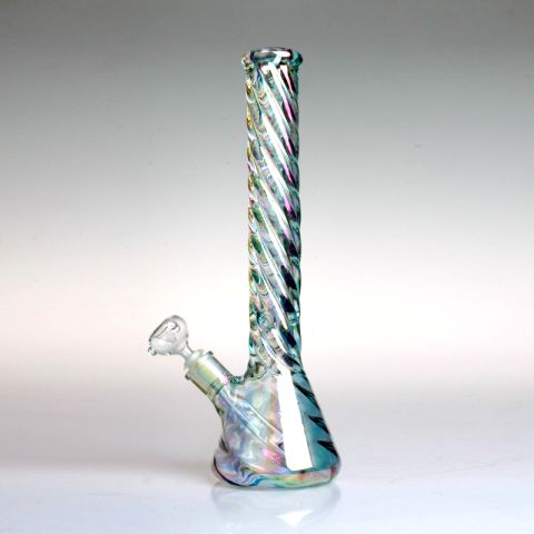 OLS Rainbow Glass Bong 41cm