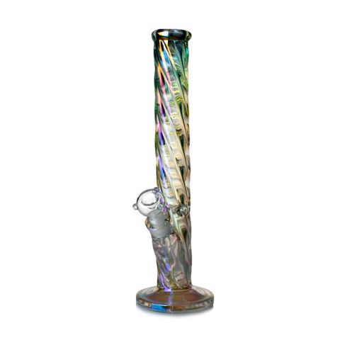 OLS RAINBOW STRAIGHT GLASS BONG 41CM