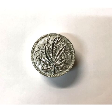 Metal Herb Grinder Silver