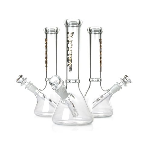 PHOENIX FULL GLASS BONG 26cm