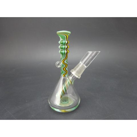 OLS Full Glass Oil Bong Green