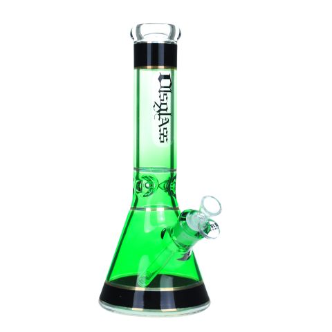 OLS FULL GLASS BONG 7MM GREEN