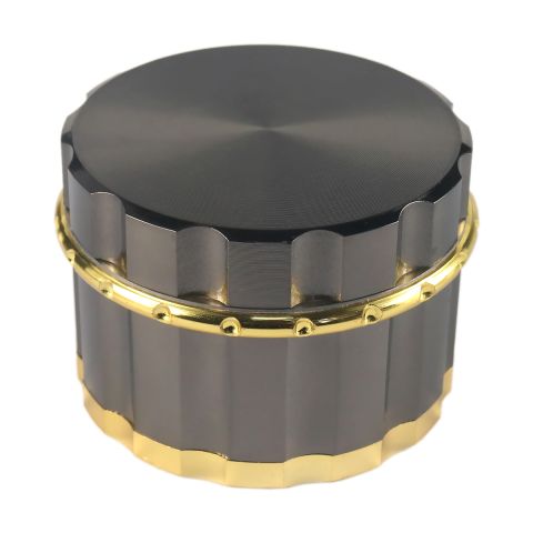 ZINC HERBLE GRINDER Gold Accent