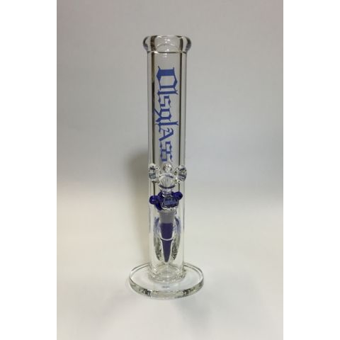 OLS Full Glass Cylinder Bong BL 9mm