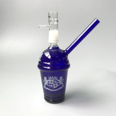 Coffee Cup Glass Oil Bongs Blue