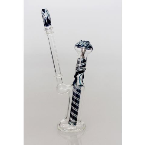 Nail Glass Bong Blue thread