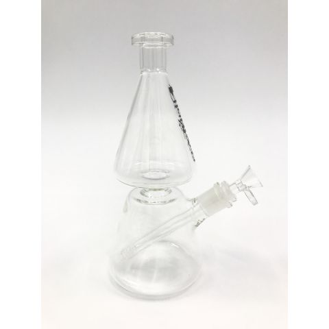 OLS Full Glass Perculator Bong Bubbled 250mm