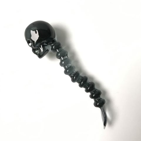 Glass Skeleton fingers Wax Dabber