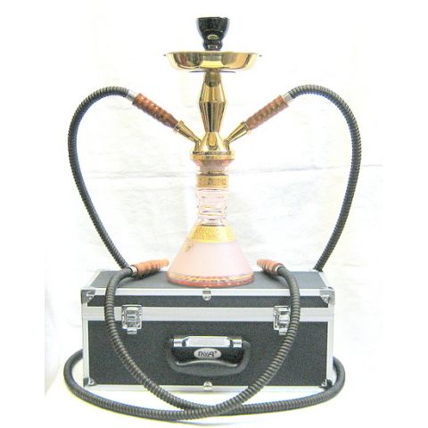 2 hose mya hookah with case