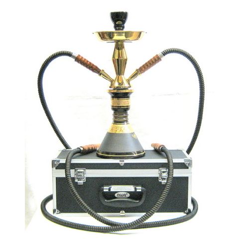 2 hose mya hookah with case