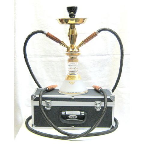 2 hose mya hookah with case