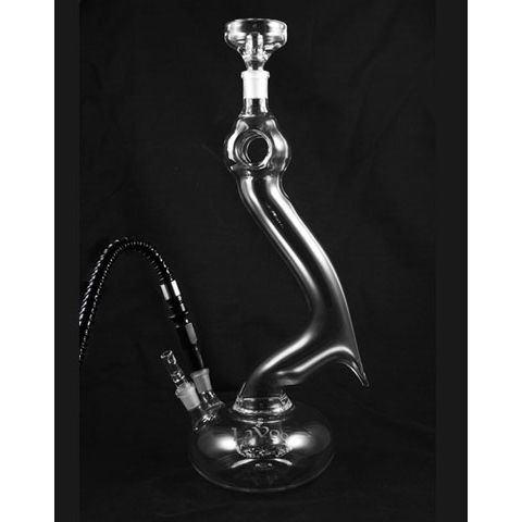 Glass on Glass Hookah Sculpted