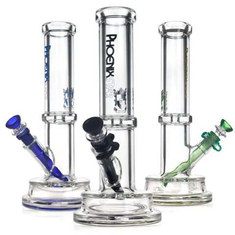 Phoenixstar Quartz Thick Base Glass Beaker Bong