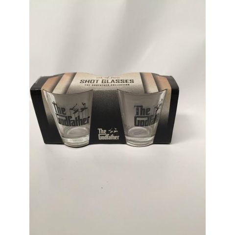 THE GODFATHER 2 Shots Glasses