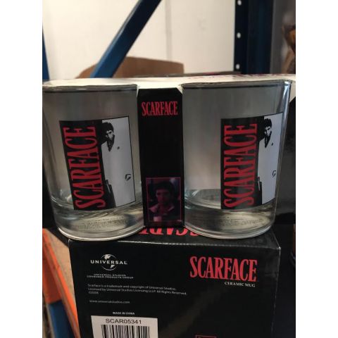 Scarface Scotch Glass set of 2