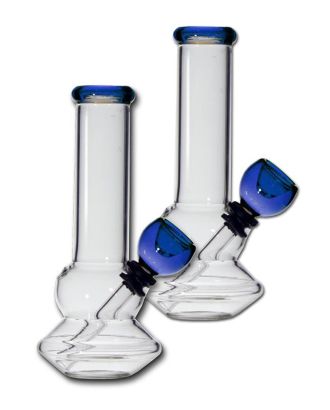 Glass Bong mini blue