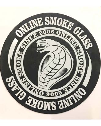 Soft Rubber Bong Mat" Cobra"