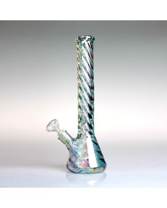 OLS Rainbow Glass Bong 41cm