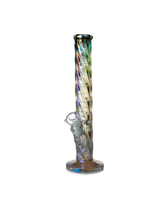 OLS RAINBOW STRAIGHT GLASS BONG 41CM