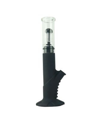 Silicone Bongs With 8ARM Tree Percolator Glass Top 