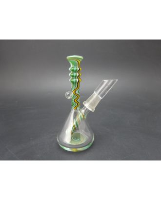 OLS Full Glass Oil Bong Green