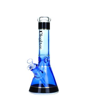 OLS FULL GLASS BONG 7MM BLUE