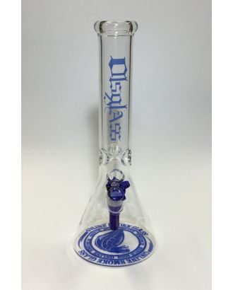 OLS SHOT GLASS BEAKER BONG SLIDER BLUE 35cm