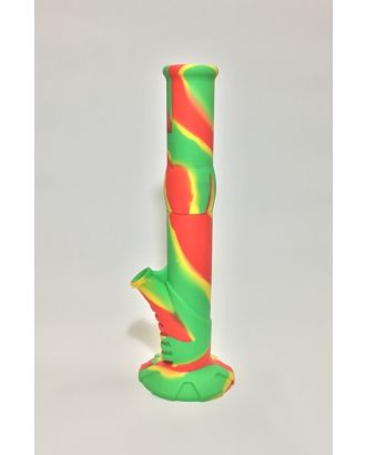 Large Straight Silicone Bong Twisted Colour