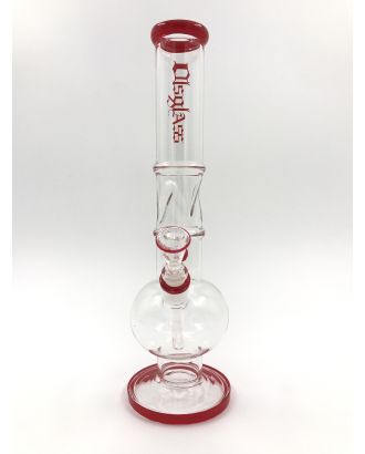 OLS ICE SLIDER BUBBLER Bong RED