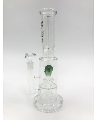 OLS FULL GLASS PERCOLATOR BONG YODA