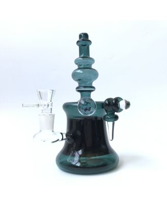 OLS FULL GLASS POKEMON PERCULATOR BONG Pale Green