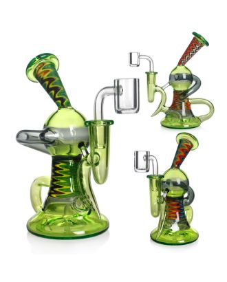 Phoenixstar 6" Northstar Recycler Oil Rig – American Glass Series