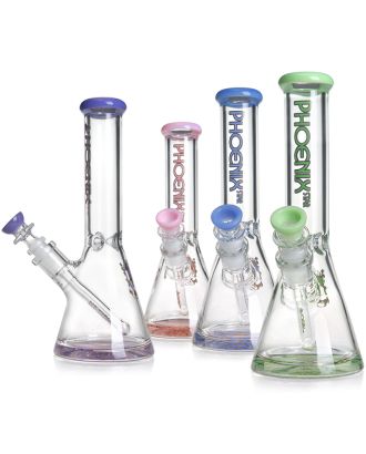 Phoenixstar 10" Thick Base Beaker Glass Bong – Pastel Milk Series