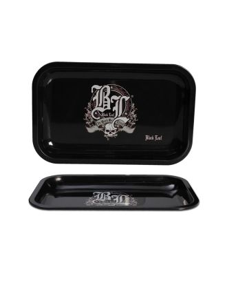 'Black Leaf' Metal Tray 'Black Leaf'