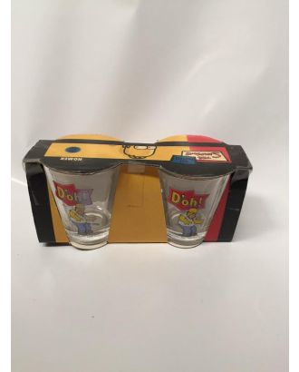 The Simpsons 2 Shots Glasses