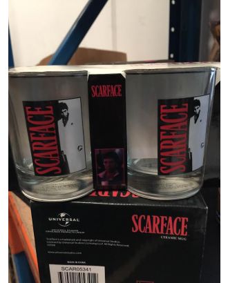 Scarface Scotch Glass set of 2