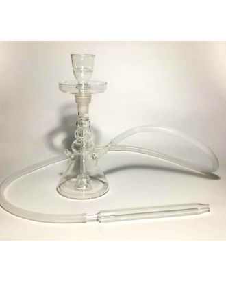 FULL GLASS HOOKAH WITH LED LIGHT