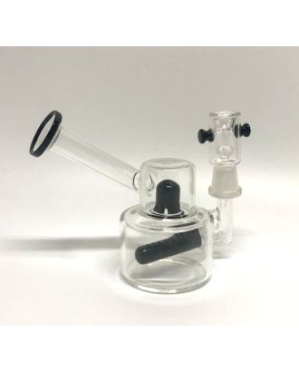 OLS FULL GLASS OIL PERCULATOR BONG