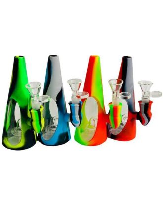 Cone Shape Silicone Bong 16cm